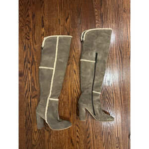 Women's Rudsak Brown Suede Over-the-Knee Boots Size 40